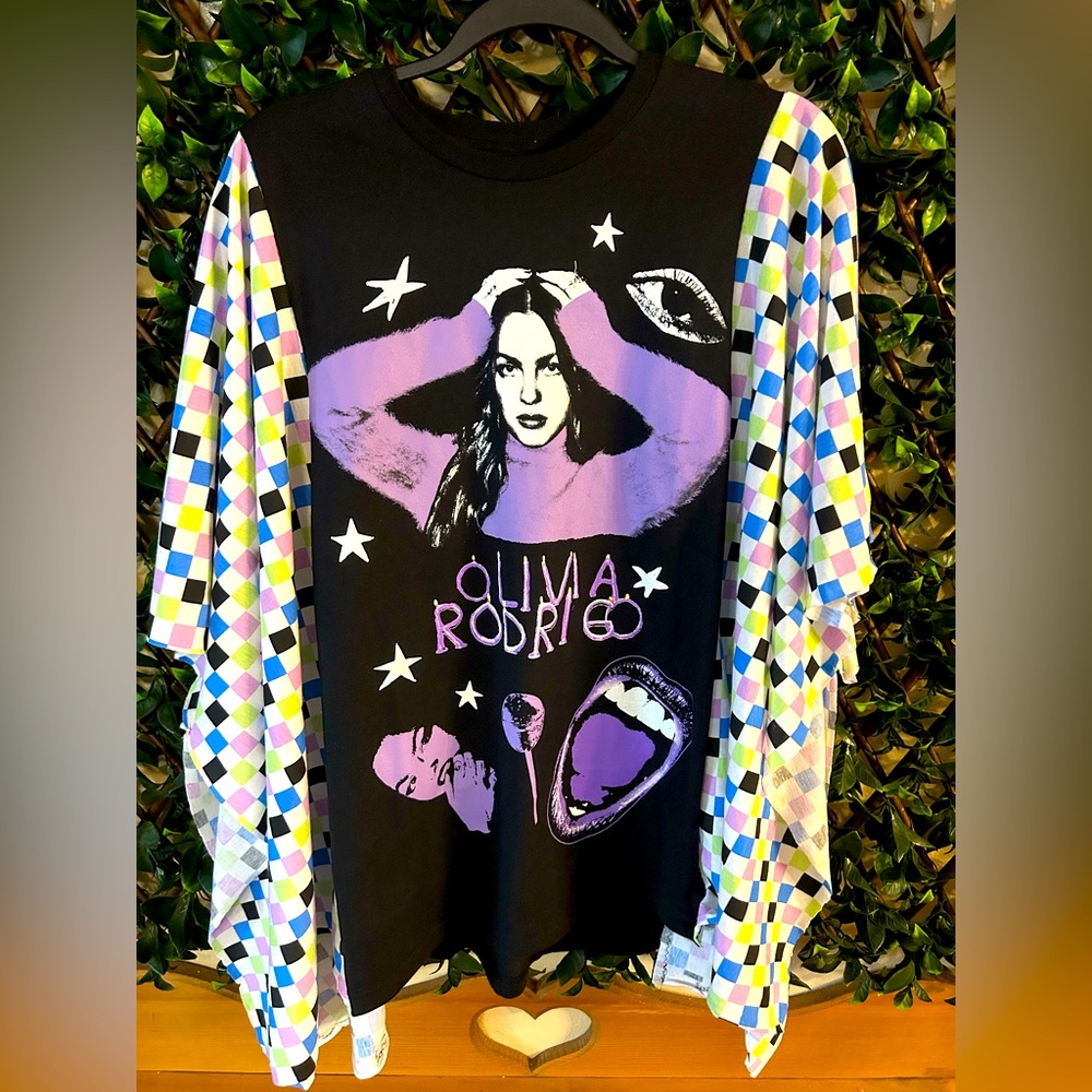 UPCYCLED one of a kind, OLIVIA RODRIGO Music T Shirt